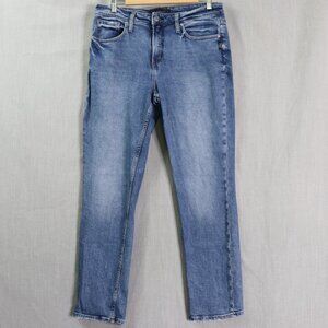 Silver Jeans Co Beau Boyfriend Jeans Womens *30x28.5 Mid Rise Faded Denim